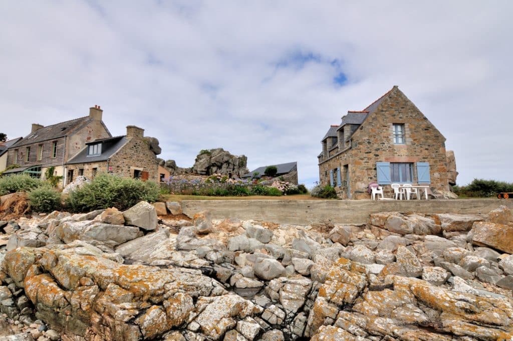 Maison bretonne en bord de mer