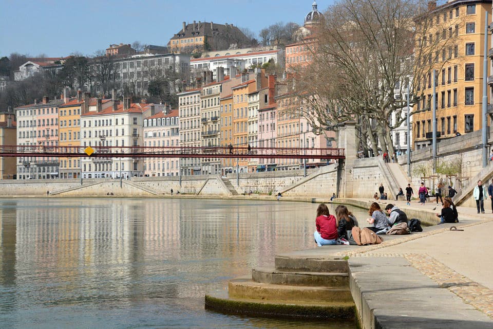 Lyon, en bord de quai