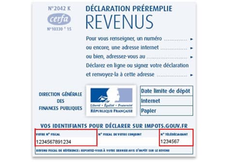 Impôts comment récupérer son numéro de télédéclarant perdu