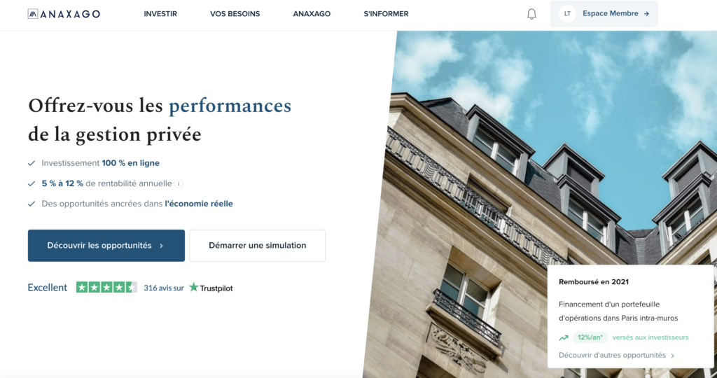 Avis sur la plateforme Anaxago de crowdfunding immobilier