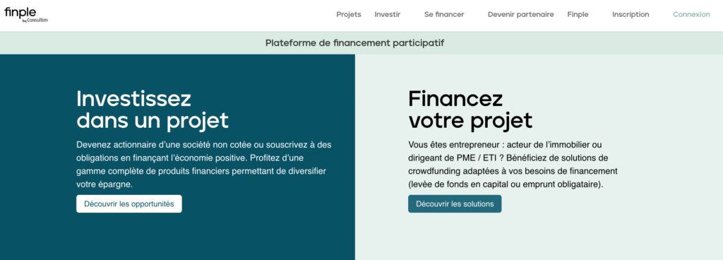 Avis sur la plateforme Finple