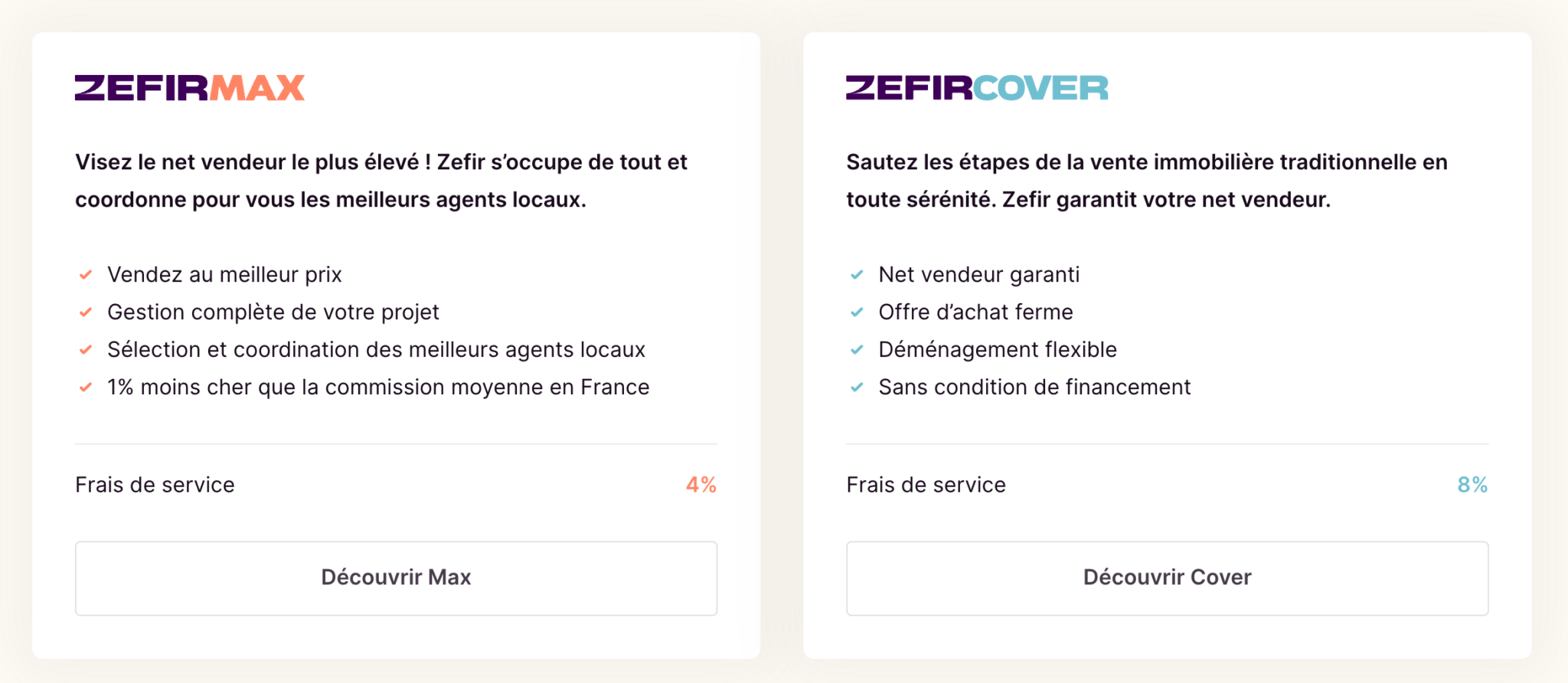 Capture d'écran du site Zefir