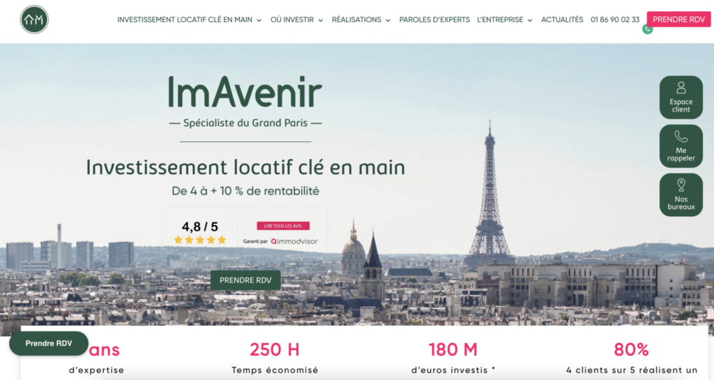 Avis sur la plateforme d'investissement locatif IMAVENIR