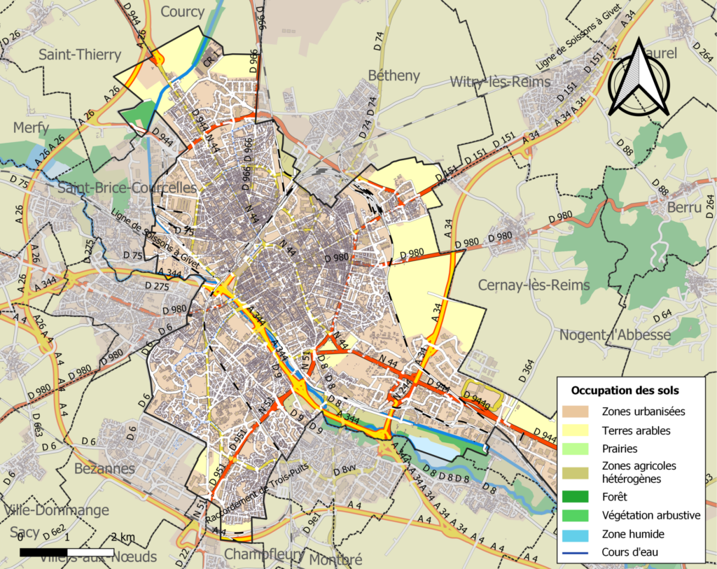 Carte de Reims