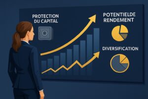 schéma protection du capital et optimisation du rendement pour diversifier son portefeuille