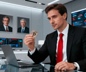 homme ayant un bitcoin dans les mains emprunter malin emprunter-malin.com